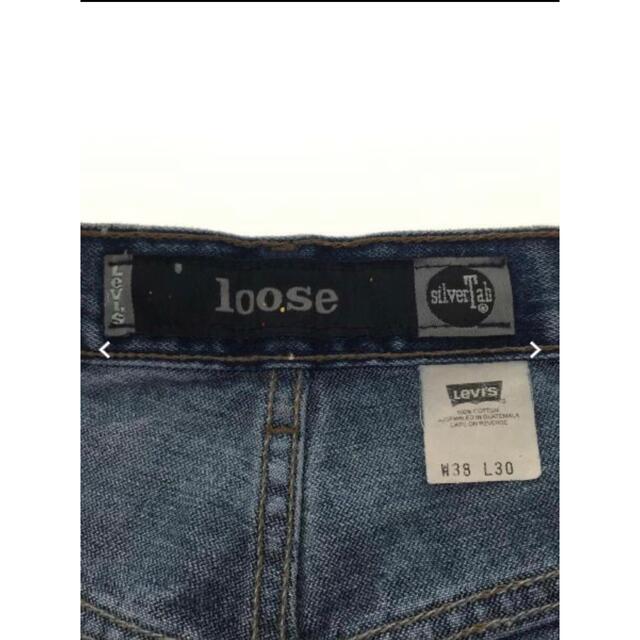 Levi's(リーバイス)の90's シルバータブ　バギー　デニム　ペイント メンズのパンツ(デニム/ジーンズ)の商品写真