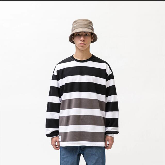 WTAPS 22SS LANE LS TEE BLACK Lサイズ