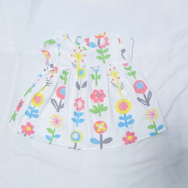 GYMBOREE(ジンボリー)のGYMBOREE チュニック 花柄 12-18M キッズ/ベビー/マタニティのベビー服(~85cm)(ワンピース)の商品写真