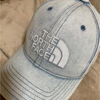 ザノースフェイス(THE NORTH FACE)のノースフェイス　キャップ　帽子　【大人気商品.ブリーチデニム.新品同等品】(キャップ)