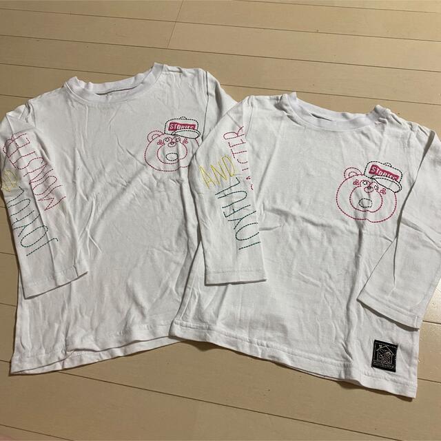 JAM(ジャム)のお揃いセット★美品　110　130　ストーリーズ　JAM　長袖　Tシャツ キッズ/ベビー/マタニティのキッズ服男の子用(90cm~)(Tシャツ/カットソー)の商品写真