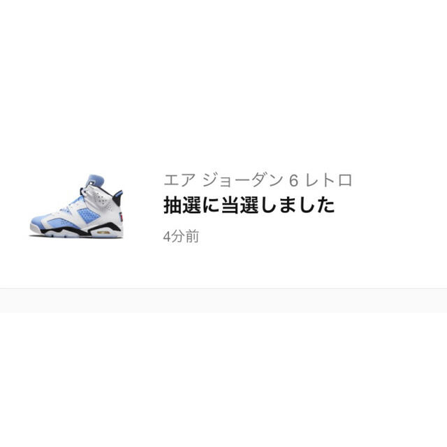 NIKE(ナイキ)のエアージョーダン6 University Blue メンズの靴/シューズ(スニーカー)の商品写真