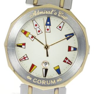 コルム(CORUM)の【CORUM】コルム アドミラルズカップ デイト 99.810.21V-52 クォーツ メンズ【ev10】(腕時計(アナログ))