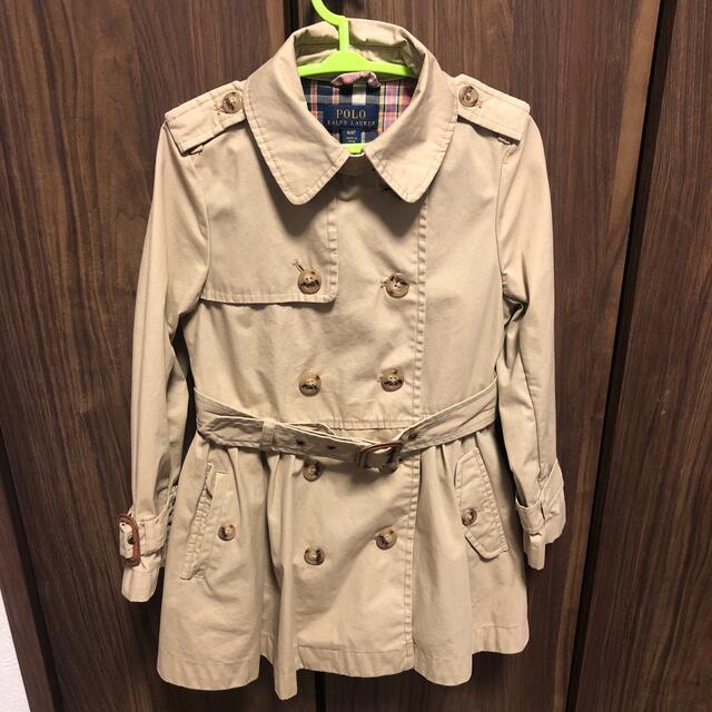 POLO RALPH LAUREN(ポロラルフローレン)の連休値下げ★ラルフローレン　トレンチコート　4T キッズ/ベビー/マタニティのキッズ服女の子用(90cm~)(コート)の商品写真