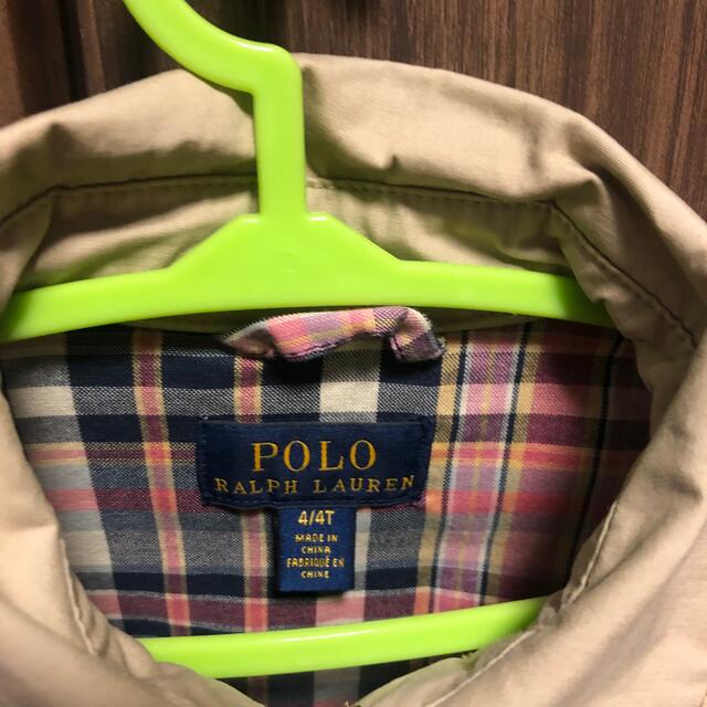 POLO RALPH LAUREN(ポロラルフローレン)の連休値下げ★ラルフローレン　トレンチコート　4T キッズ/ベビー/マタニティのキッズ服女の子用(90cm~)(コート)の商品写真