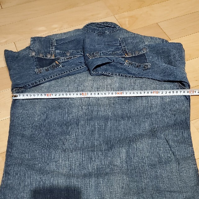 Nudie Jeans(ヌーディジーンズ)のNudie Jeans　デニムシャツ メンズのジャケット/アウター(Gジャン/デニムジャケット)の商品写真