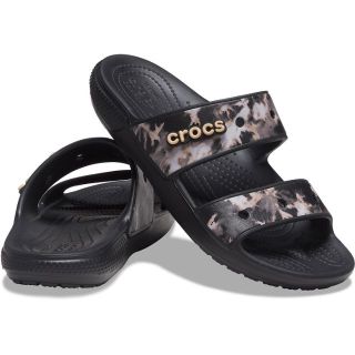 クロックス(crocs)の23cm クロックス クラシック ブリーチ ダイ サンダル ブラック(サンダル)