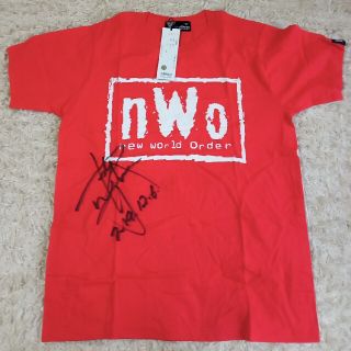 アリストトリスト(ARISTRIST)のnWoＴシャツ(横浜市都筑区限定)蝶野正洋サイン入り(格闘技/プロレス)