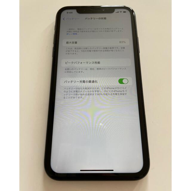 【品】SIMフリー iPhone XRブラック 64GB(箱/付属品なし) 7