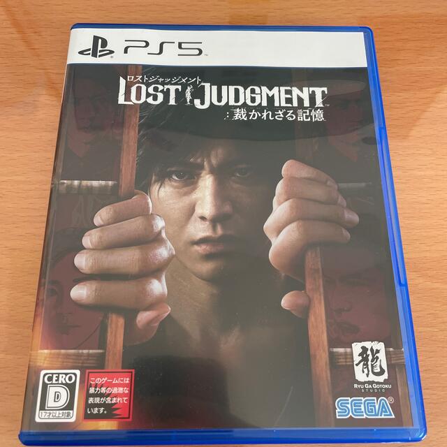 SEGA(セガ)のLOST JUDGMENT：裁かれざる記憶 PS5 エンタメ/ホビーのゲームソフト/ゲーム機本体(家庭用ゲームソフト)の商品写真