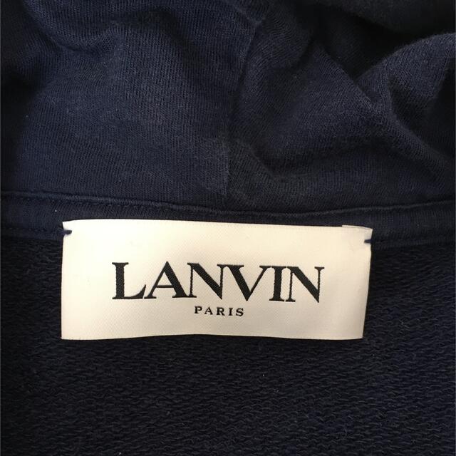 LANVIN(ランバン)のgallery dept lanvin パーカー ネイビー S 新品未使用 メンズのトップス(パーカー)の商品写真