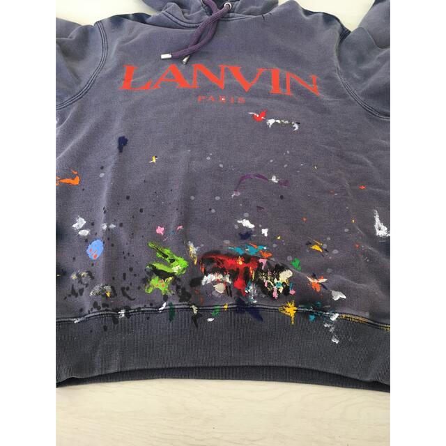 LANVIN(ランバン)のgallery dept lanvin パーカー ネイビー S 新品未使用 メンズのトップス(パーカー)の商品写真