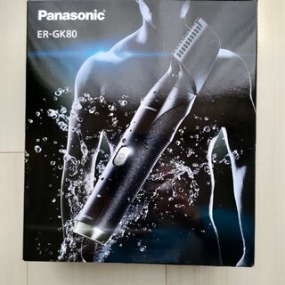 パナソニック(Panasonic)のパナソニック　ボディトリマー　ER-GK80-K 　黒(ボディケア/エステ)
