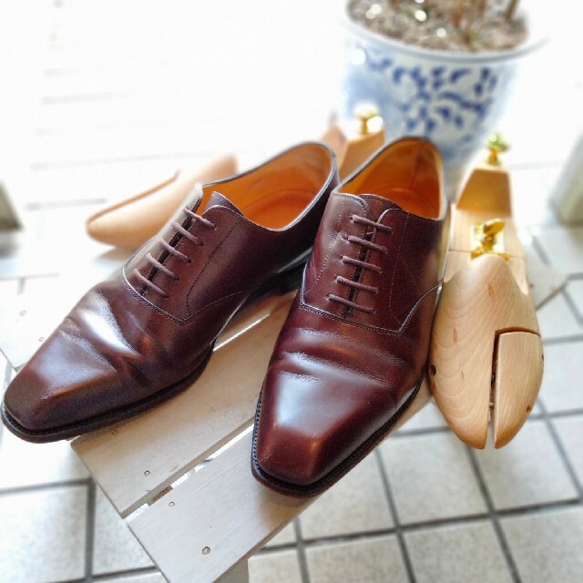 JOHN LOBB(ジョンロブ)の希少美品 木製シューツリー付 ジョンロブ チェルマー 8.5 メンズの靴/シューズ(ドレス/ビジネス)の商品写真