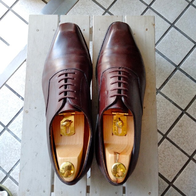 JOHN LOBB(ジョンロブ)の希少美品 木製シューツリー付 ジョンロブ チェルマー 8.5 メンズの靴/シューズ(ドレス/ビジネス)の商品写真