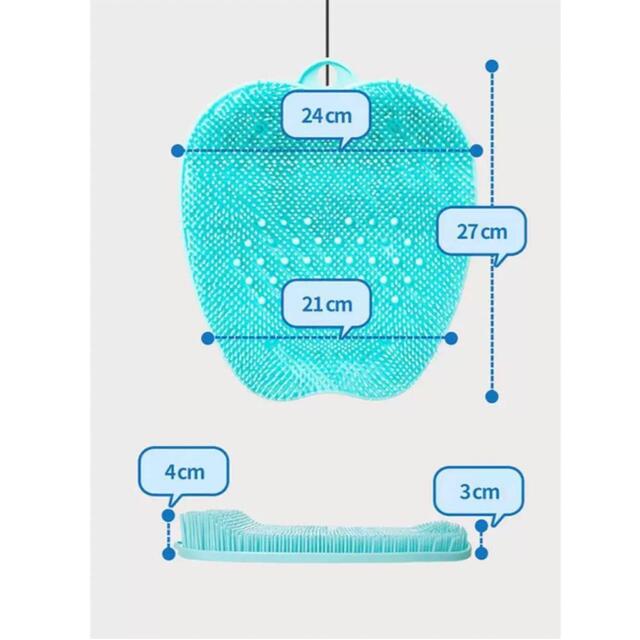 フットブラシマット 足洗いマット 足裏ケア お風呂用品 角質ケア マッサージ コスメ/美容のボディケア(フットケア)の商品写真