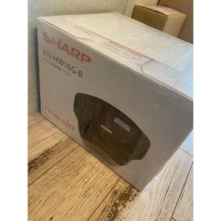 シャープ(SHARP)の新品未開封　SHARP KN-HW16G ブラック(調理機器)