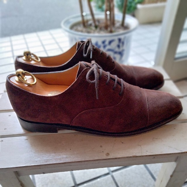 美品 ALKAシューツリー付 JOHN LOBB 8.5E CITY2