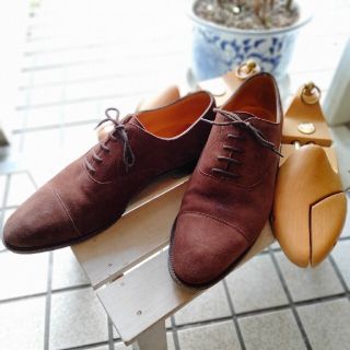 ジョンロブ(JOHN LOBB)の美品 ALKAシューツリー付 JOHN LOBB 8.5E CITY2(ドレス/ビジネス)