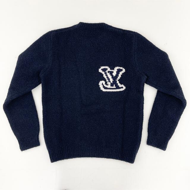 LOUIS VUITTON インタルシアロゴクルーネックセーター【XSサイズ】 カーディガン で公式に取扱