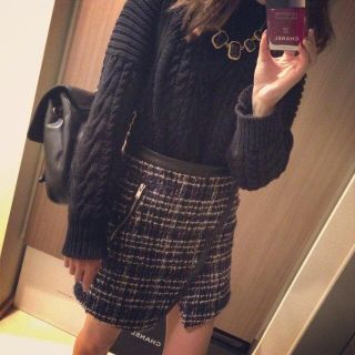 ザラ(ZARA)のZARA♡ツイードスカート(ミニスカート)