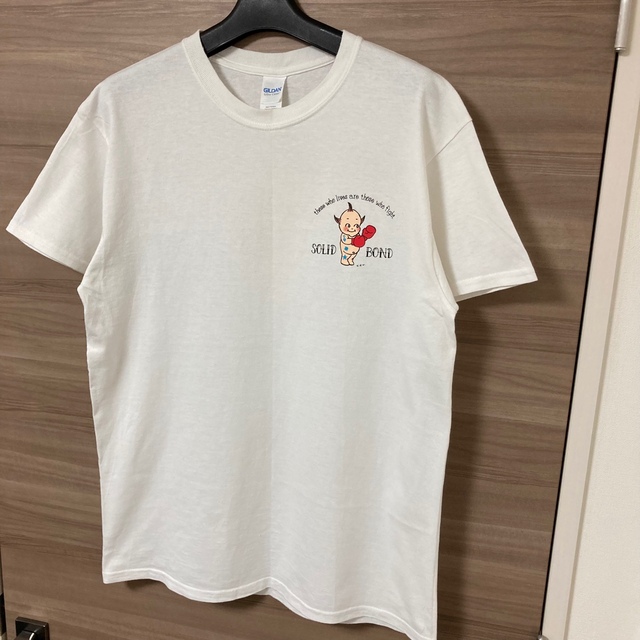 GILDAN(ギルタン)の【KEN YOKOYAMA】SOLID BOND Tシャツ (白) M ハイスタ メンズのトップス(Tシャツ/カットソー(半袖/袖なし))の商品写真