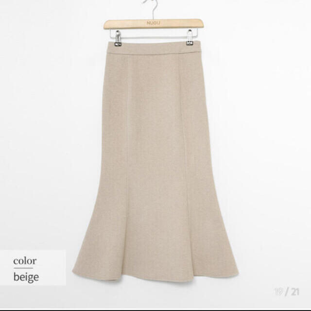 Chelsea nugu マーメイドスカート beige M mermaid レディースのスカート(ロングスカート)の商品写真