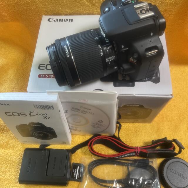 良品Canon EOS KISS X7 EF-S18-55 IS STM 国内外の人気 www.gold-and ...