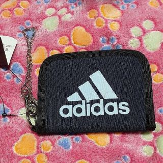 アディダス(adidas)の新品☆adidas折り財布(黒)(財布)