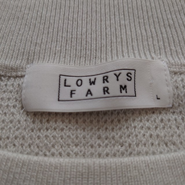 LOWRYS FARM(ローリーズファーム)のLOWRYSFARM綿ニット レディースのトップス(ニット/セーター)の商品写真