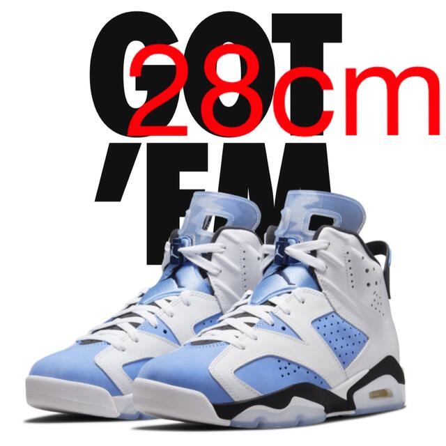 NIKE(ナイキ)のNike Air Jordan 6 UNC メンズの靴/シューズ(スニーカー)の商品写真