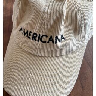 アメリカーナ(AMERICANA)のAmericana キャップ帽(キャップ)