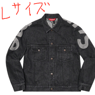 シュプリーム(Supreme)のSupreme Inset Logo Denim Trucker Jacket(Gジャン/デニムジャケット)