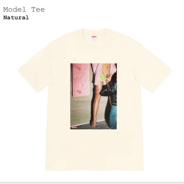 Supreme Model Tee Natural MTシャツ/カットソー(半袖/袖なし)