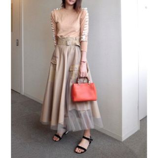 アメリヴィンテージ  MYLITARY ASYMMETRY SKIRT チュール