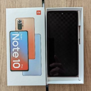 アンドロイド(ANDROID)のSIMフリー Redmi Note 10 Pro 6GBRAM 128GB(スマートフォン本体)