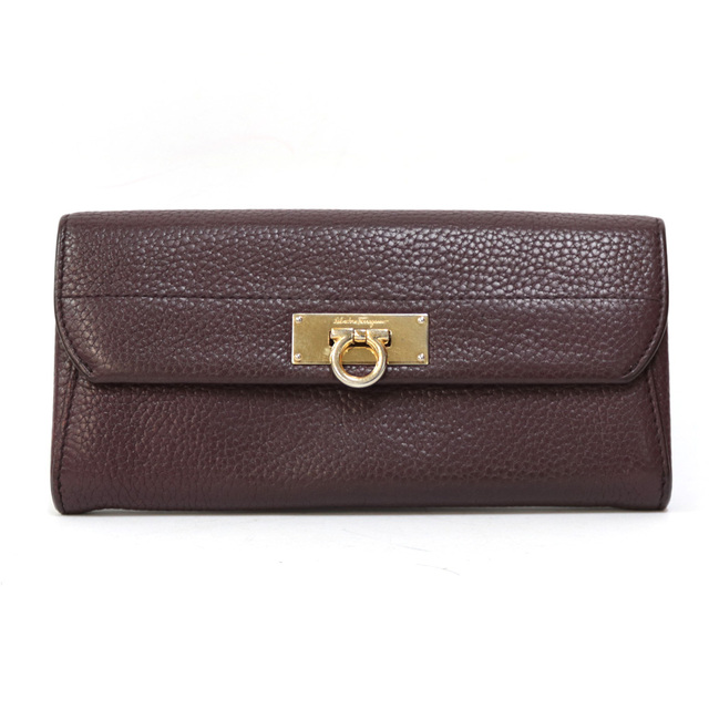 ウルトラセール 8%OFF】【送料無料】【中古】サルヴァトーレフェラガモ Salvatore Ferragamo 長財布 レディース 中古 高品質 www.synple.fr
