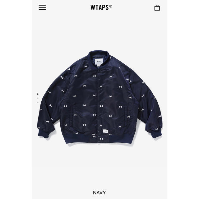 22SS WTAPS TEAM / JACKET / M ネイビー-