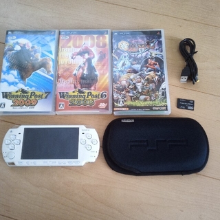 プレイステーションポータブル(PlayStation Portable)のPSP-2000 本体　(白)(携帯用ゲーム機本体)