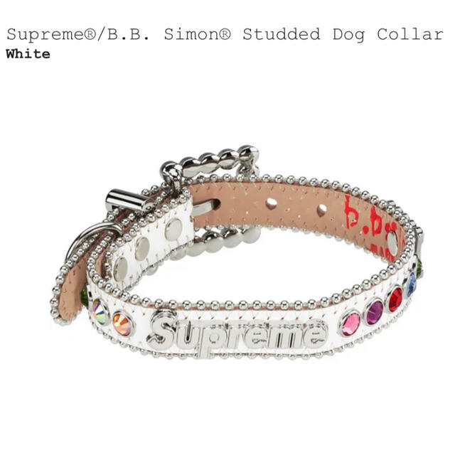 Supreme(シュプリーム)のSupreme®/B.B. Simon® Studded Dog Collar ハンドメイドのペット(リード/首輪)の商品写真