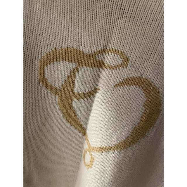 the virgins heart logo knit ivory - ニット/セーター
