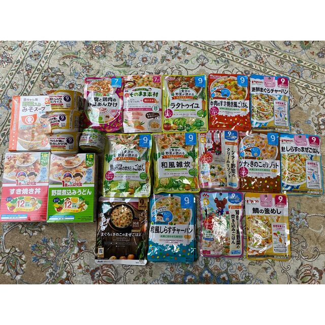 和光堂(ワコウドウ)のベビーフード詰め合わせ 食品/飲料/酒の加工食品(レトルト食品)の商品写真