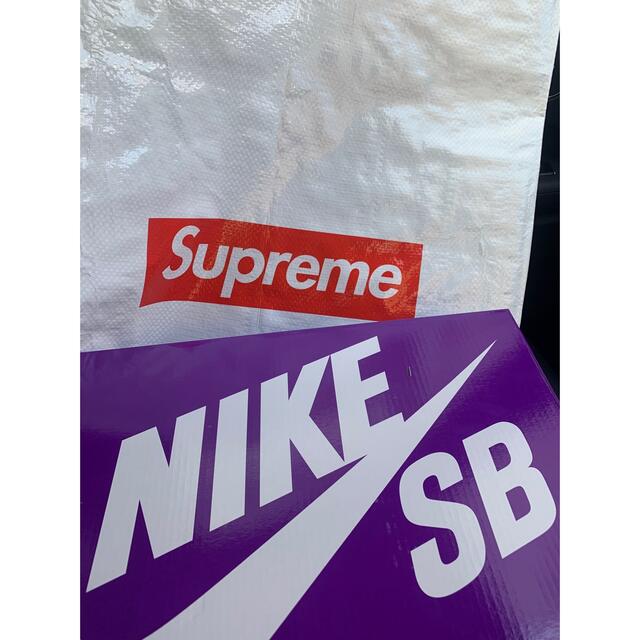 Supreme × Nike SB Dunk High By Any Means靴/シューズ