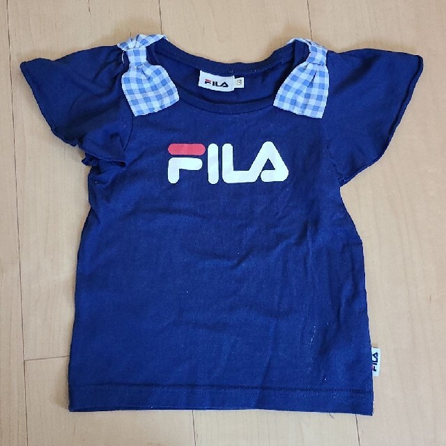 FILA(フィラ)のFILA　Tシャツ　90　女の子 キッズ/ベビー/マタニティのキッズ服女の子用(90cm~)(Tシャツ/カットソー)の商品写真