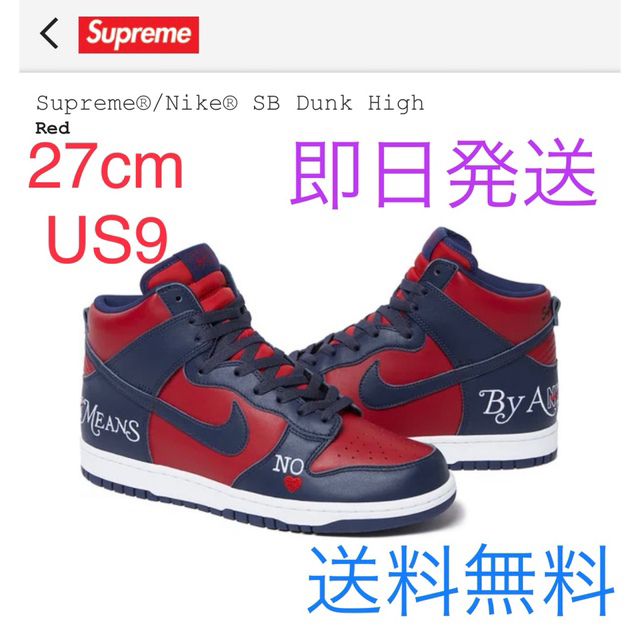 NIKE SB Dunk High By ANY MEANS 27cm 人気提案 aulicum.com-日本全国 ...