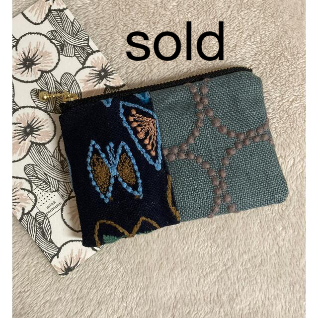 SOLD】ミナペルホネン ハンドメイド ミニポーチ www.krzysztofbialy.com