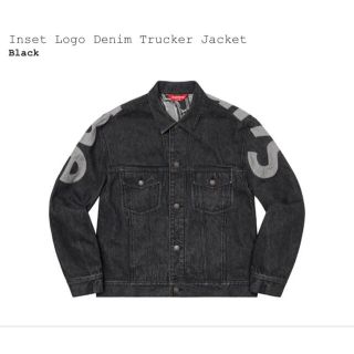 シュプリーム(Supreme)のSupreme Inset Logo Denim Trucker Jacket(Gジャン/デニムジャケット)