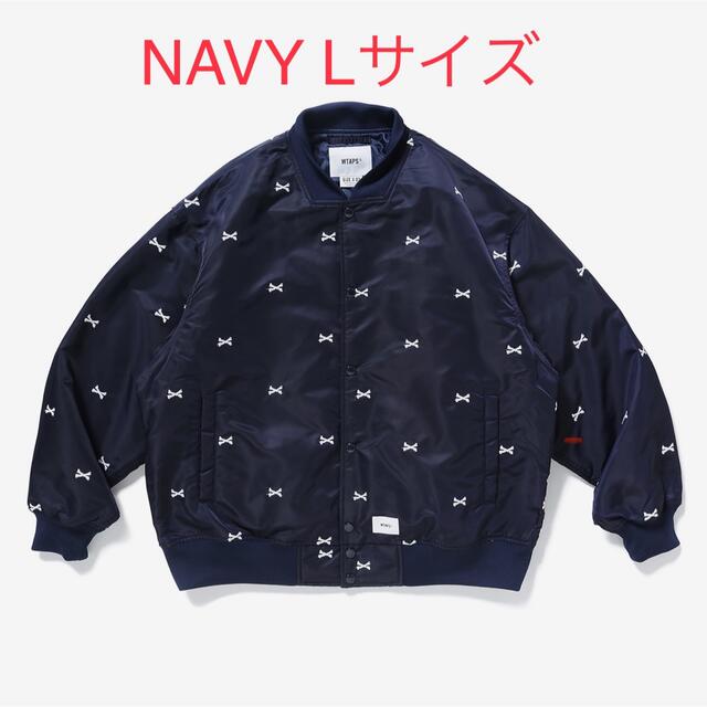 早い者勝ち W)taps Lサイズ NAVY JACKET TEAM 22SS WTAPS - ナイロン