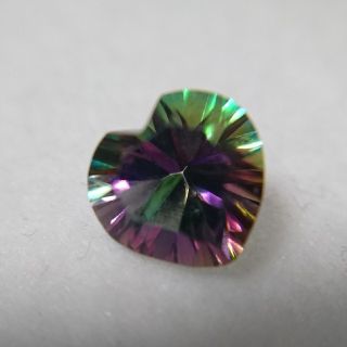 ミスティック トパーズ ルース ハートコンケイブ 2.21ct(各種パーツ)