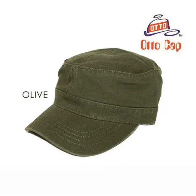  【OTTO】オットー ウォッシュ加工 ワークキャップ olive メンズの帽子(キャップ)の商品写真